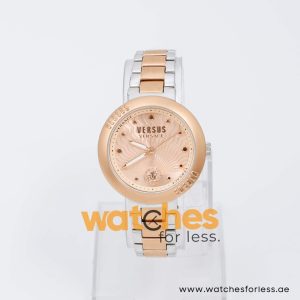 Versus Versace Women’s Quartz Two Tone Stainless Steel Rose Gold Dial 36mm Watch VSP370617