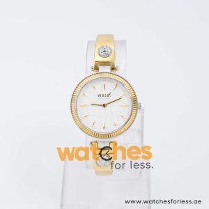 Versus Versace Women’s Quartz Gold Stainless Steel White Dial 34mm Watch VSPEP0219