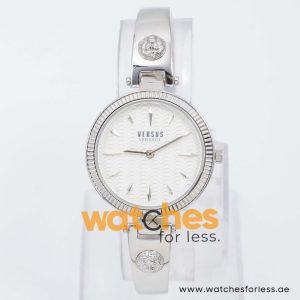 Versus by Versace Women’s Quartz Silver Stainless Steel White Dial 34mm Watch VSPEP0119/1