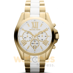 Michael Kors Women’s Quartz Two Tone Stainless Steel White Dial 38mm Watch MK5743