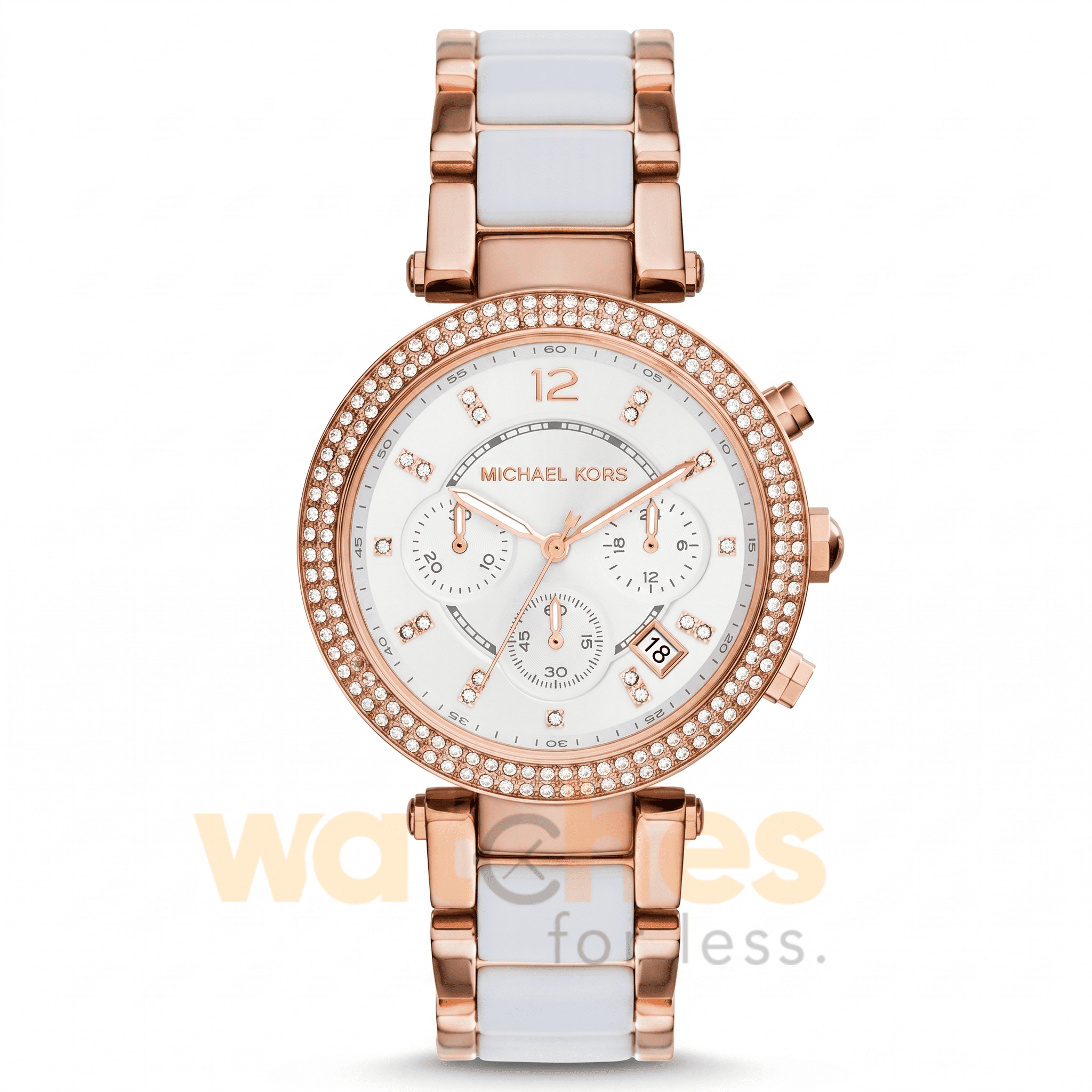 Michael Kors Women’s Quartz Two tone Stainless Steel White Dial 33mm Watch MK6261 UAE DUBAI AJMAN SHARJAH ABU DHABI RAS AL KHAIMA UMM UL QUWAIN ALAIN FUJAIRAH