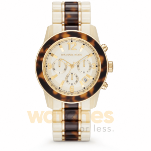 Michael Kors Women’s Quartz Two Tone Stainless Steel Champagne Dial 43mm Watch MK5764 UAE DUBAI AJMAN SHARJAH ABU DHABI RAS AL KHAIMA UMM UL QUWAIN ALAIN FUJAIRAH