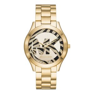Michael Kors Women’s Quartz Gold Stainless Steel Gold Dial 42mm Watch MK4561
