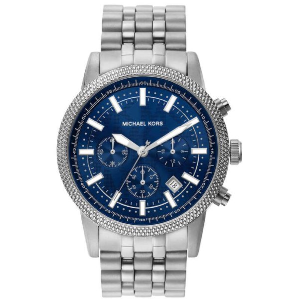 Michael Kors Men’s Quartz Silver Stainless Steel Blue Dial 43mm Watch MK8952 UAE DUBAI AJMAN SHARJAH ABU DHABI RAS AL KHAIMA UMM UL QUWAIN ALAIN FUJAIRAH