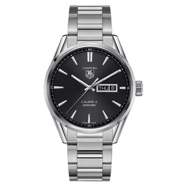 Tag Heuer Carrera Men’s Automatic Swiss Made Silver Stainless Steel Black Dial 41mm Watch WAR201A.BA0723 UAE DUBAI AJMAN SHARJAH ABU DHABI RAS AL KHAIMA UMM UL QUWAIN ALAIN FUJAIRAH