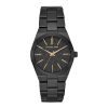 Michael Kors Women’s Quartz Black Stainless Steel Black Dial 36mm Watch MK6625