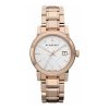 Burberry Women’s Swiss Made Rose Gold Stainless Steel White Dial 26mm Watch BU9104