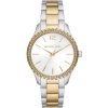 Michael Kors Women’s Quartz Two Tone Stainless Steel Silver Dial 38mm Watch MK6899