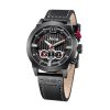 Jeep Men’s Quartz Black Leather Strap Black Dial 44mm Watch JP15402