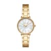 Michael Kors Women’s Quartz Gold Stainless Steel Mother Of Pearl Dial 32mm Watch MK1065