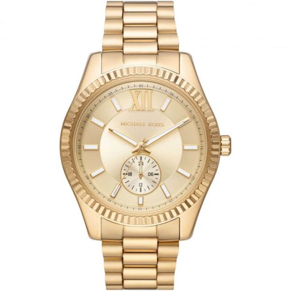 Michael Kors Men’s Quartz Gold Stainless Steel Gold Dial 45mm Watch MK8947 UAE DUBAI AJMAN SHARJAH ABU DHABI RAS AL KHAIMA UMM UL QUWAIN ALAIN FUJAIRAH