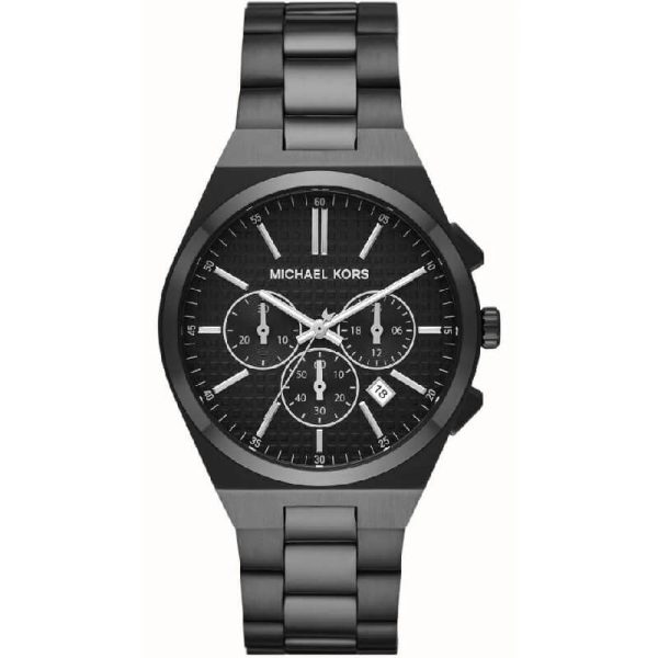 Michael Kors Men’s Quartz Black Stainless Steel Black Dial 40mm Watch MK9146