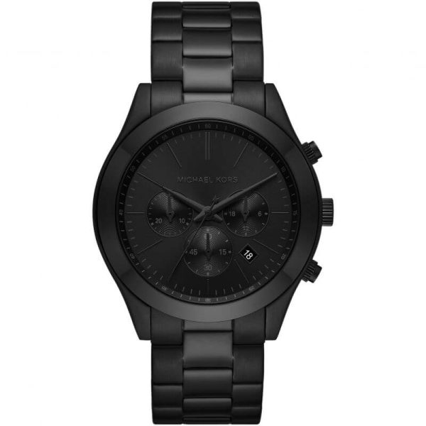 Michael Kors Men’s Quartz Black Stainless Steel Black Dial 44mm Watch MK8919