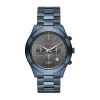 Michael Kors Men’s Quartz Blue Stainless Steel Grey Dial 44mm Watch MK8918