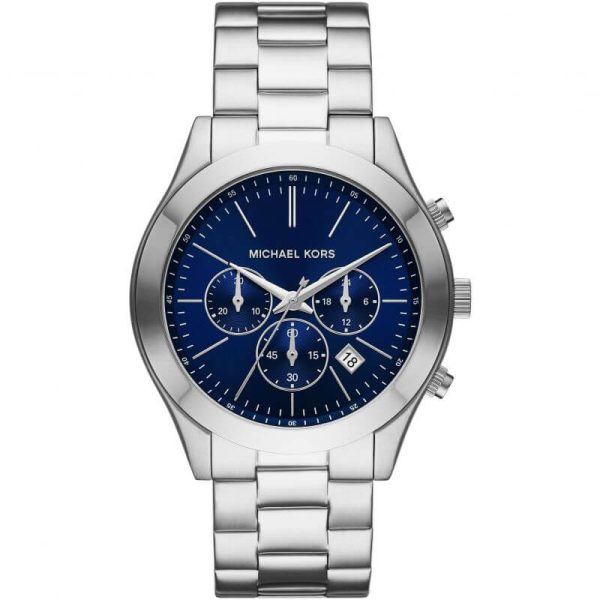 Michael Kors Men’s Quartz Silver Stainless Steel Blue Dial 44mm Watch MK8917 UAE DUBAI AJMAN SHARJAH ABU DHABI RAS AL KHAIMA UMM UL QUWAIN ALAIN FUJAIRAH