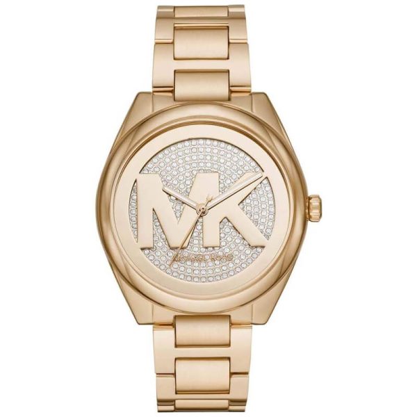 Michael Kors Women’s Quartz Gold Stainless Steel Gold Dial 42mm Watch MK7088