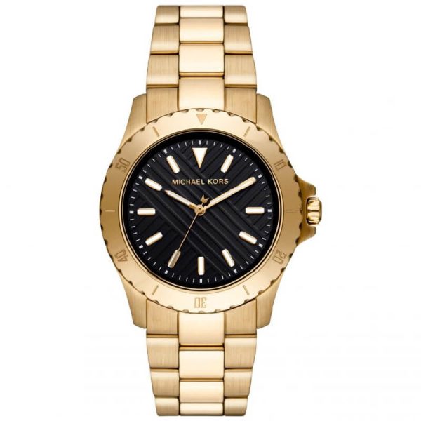 Michael Kors Men’s Quartz Gold Stainless Steel Black Dial 40mm Watch MK9078 UAE DUBAI AJMAN SHARJAH ABU DHABI RAS AL KHAIMA UMM UL QUWAIN ALAIN FUJAIRAH