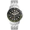 Fossil Men’s Quartz Silver Stainless Steel Black Dial 42mm Watch FS5864