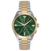 Emporio Armani Men’s Quartz Two Tone Stainless Steel Green Dial 43mm Watch AR11511 UAE DUBAI AJMAN SHARJAH ABU DHABI RAS AL KHAIMA UMM UL QUWAIN ALAIN FUJAIRAH