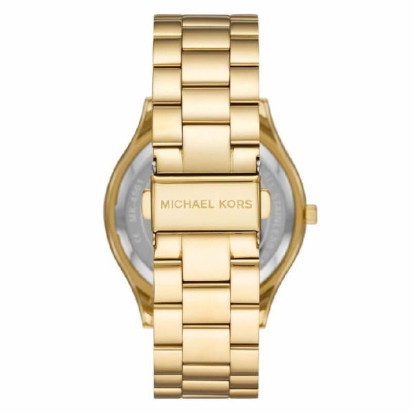 Michael Kors Women’s Quartz Gold Stainless Steel Gold Dial 42mm Watch MK4561