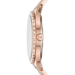 Michael Kors Women’s Quartz Rose Gold Stainless Steel White Dial 38mm Watch MK7297