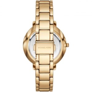 Michael Kors Women’s Quartz Gold Stainless Steel White Dial 38mm Watch MK4666