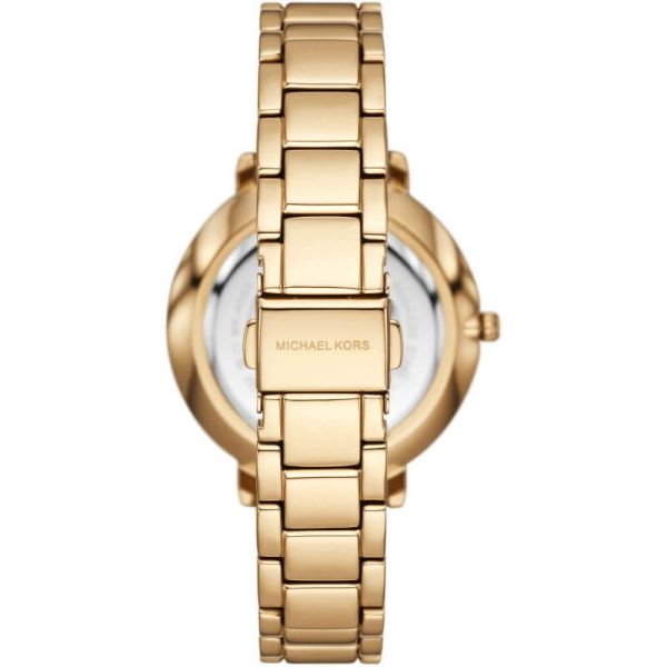 Michael Kors Women’s Quartz Gold Stainless Steel White Dial 38mm Watch MK4666