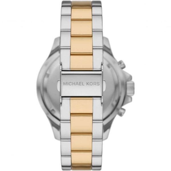 Michael Kors Women’s Quartz Two Tone Stainless Steel Black Dial 42mm Watch MK7209