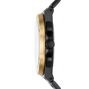 Michael Kors Men’s Quartz Black Stainless Steel Black Dial 45mm Watch MK8941
