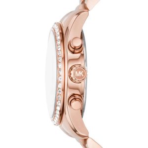 Michael Kors Women’s Quartz Rose Gold Stainless Steel Red Dial 38mm Watch MK7275