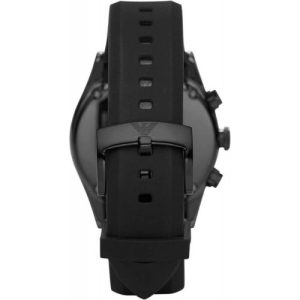 Emporio Armani Men’s Quartz Black Silicone Strap Black Dial 42mm Watch AR1434