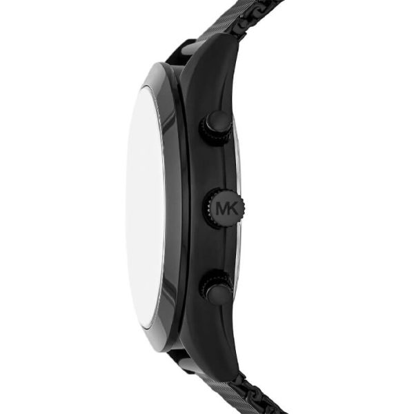 Michael Kors Men’s Quartz Black Stainless Steel Black Dial 44mm Watch MK9060