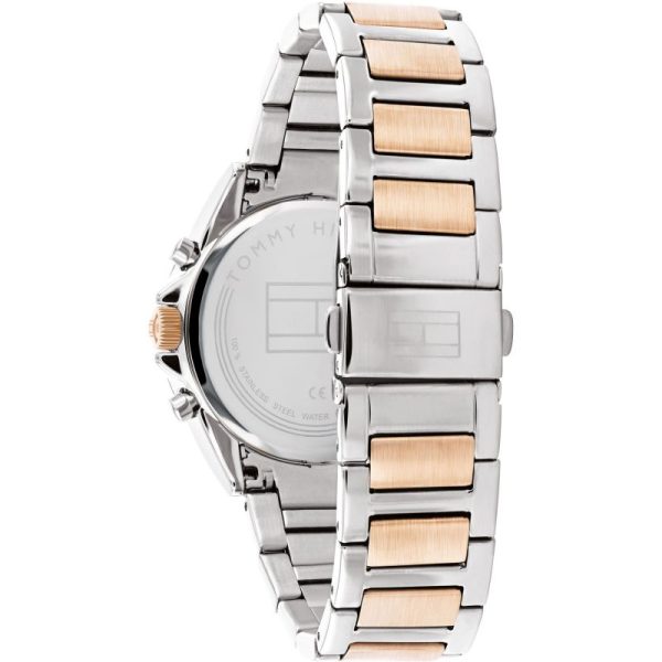 Tommy Hilfiger Women’s Quartz Two Tone Stainless Steel Silver Dial 38mm Watch 1782387
