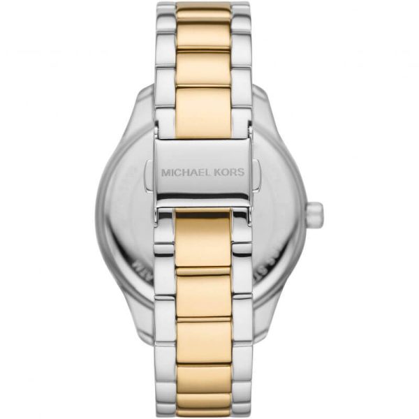 Michael Kors Women’s Quartz Two Tone Stainless Steel Silver Dial 38mm Watch MK6899