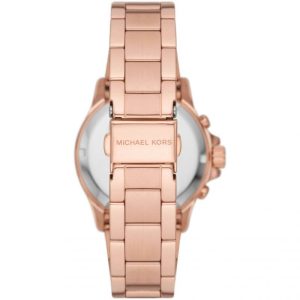 Michael Kors Women’s Quartz Rose Gold Stainless Steel White Dial 36mm Watch MK7213