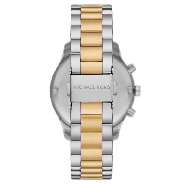 Michael Kors Women’s Quartz Two Tone Stainless Steel White Dial 40mm Watch MK7415