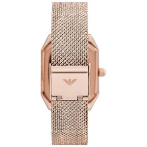 Emporio Armani Women’s Quartz Rose Gold Stainless Steel Rose Gold Dial 24mm Watch AR11347