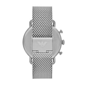 Emporio Armani Men’s Quartz Silver Stainless Steel Silver Dial 43mm Watch AR11288