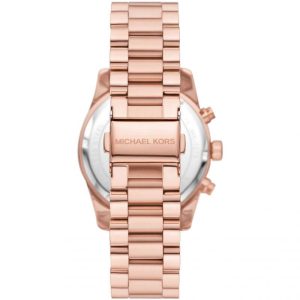 Michael Kors Women’s Quartz Rose Gold Stainless Steel Red Dial 38mm Watch MK7275