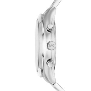 Michael Kors Men’s Quartz Silver Stainless Steel Blue Dial 44mm Watch MK8917