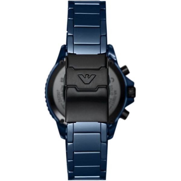 Emporio Armani Men’s Quartz Blue Ceramic Chain Blue Dial 43mm Watch AR70009 UAE DUBAI AJMAN SHARJAH ABU DHABI RAS AL KHAIMA UMM UL QUWAIN ALAIN FUJAIRAH