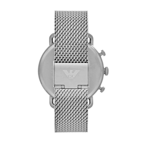 Emporio Armani Men’s Quartz Silver Stainless Steel Silver Dial 43mm Watch AR11288