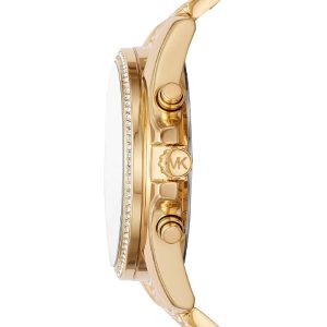 Michael Kors Women’s Quartz Gold Stainless Steel Gold Dial 44mm Watch MK6729