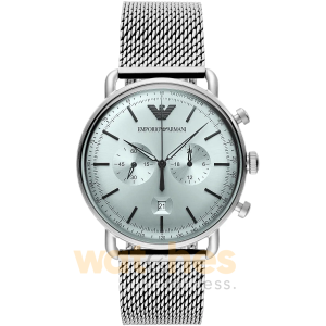 Emporio Armani Men’s Quartz Silver Stainless Steel Silver Dial 43mm Watch AR11288 UAE DUBAI AJMAN SHARJAH ABU DHABI RAS AL KHAIMA UMM UL QUWAIN ALAIN FUJAIRAH