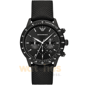 Emporio Armani Men’s Quartz Black Nylon Strap Black Dial 43mm Watch AR11453 UAE DUBAI AJMAN SHARJAH ABU DHABI RAS AL KHAIMA UMM UL QUWAIN ALAIN FUJAIRAH