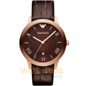 Emporio Armani Men’s Quartz Brown Leather Strap Brown Dial 41mm Watch AR1613 UAE DUBAI AJMAN SHARJAH ABU DHABI RAS AL KHAIMA UMM UL QUWAIN ALAIN FUJAIRAH