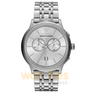 Emporio Armani Men’s Quartz Silver Stainless Steel Silver Dial 44mm Watch AR1796 UAE DUBAI AJMAN SHARJAH ABU DHABI RAS AL KHAIMA UMM UL QUWAIN ALAIN FUJAIRAH