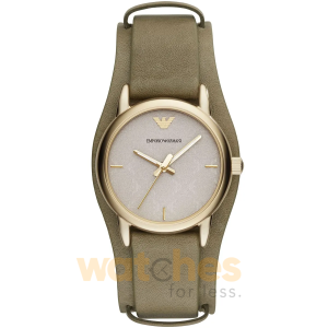 Emporio Armani Women’s Quartz Brown Leather Strap Grey Dial 28mm Watch AR1836 UAE DUBAI AJMAN SHARJAH ABU DHABI RAS AL KHAIMA UMM UL QUWAIN ALAIN FUJAIRAH