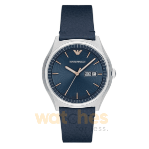 Emporio Armani Men’s Quartz Blue Leather Strap Blue Dial 43mm Watch AR1978 UAE DUBAI AJMAN SHARJAH ABU DHABI RAS AL KHAIMA UMM UL QUWAIN ALAIN FUJAIRAH