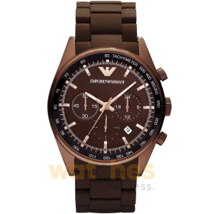 Emporio Armani Men’s Quartz Brown Stainless Steel Brown Dial 43mm Watch AR5982 UAE DUBAI AJMAN SHARJAH ABU DHABI RAS AL KHAIMA UMM UL QUWAIN ALAIN FUJAIRAH